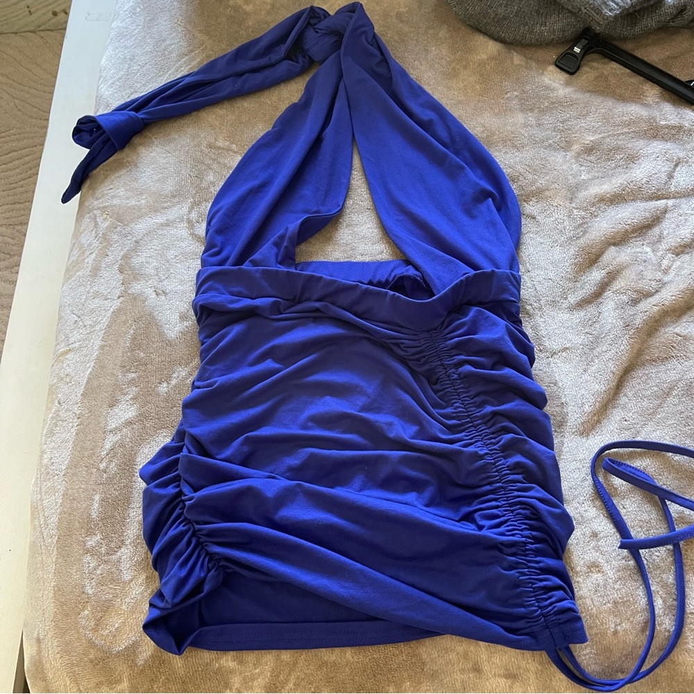 halter Neck Mini Dress